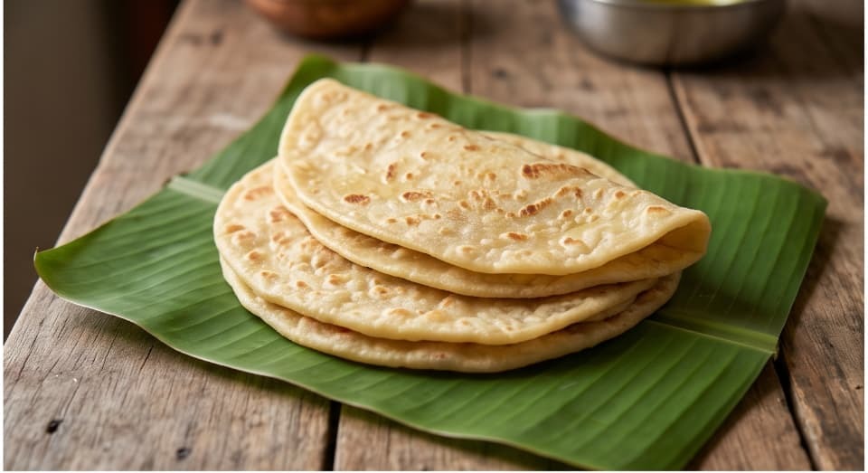 Holige / Obbattu as prepared in Karnataka